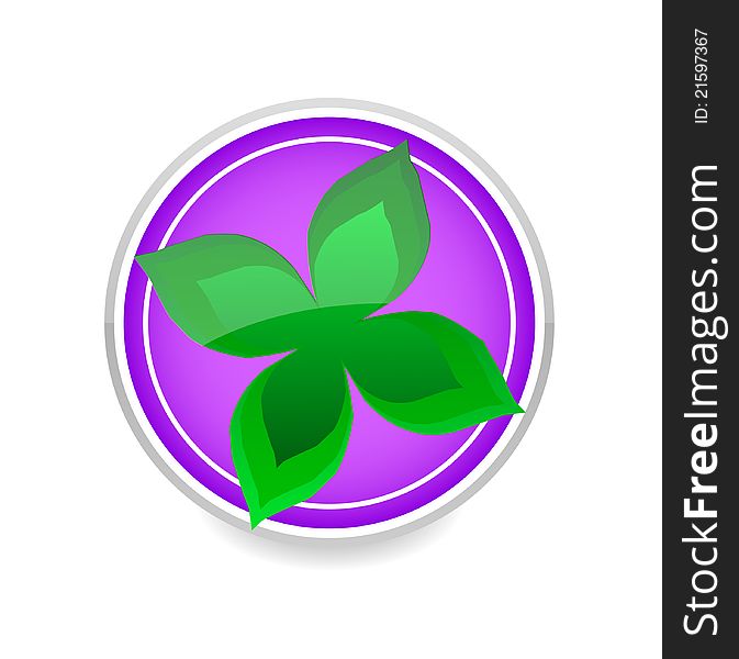 Nature Leaf Green Color Symbol Isolated