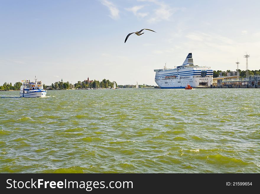 Urban Quay In Helsinki