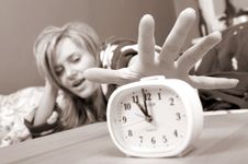 I Hate Alarm Clocks Royalty Free Stock Photography I Hate Alarm Clocks Royalty Free Stock Photography