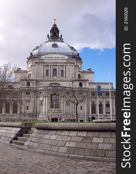 Methodist Central Hall in London, UK