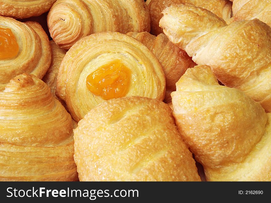 Fresh baked in the basket