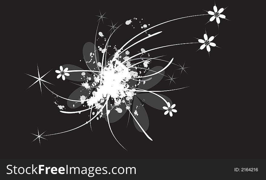 Illustration graphic of abstract background with floral design. Illustration graphic of abstract background with floral design