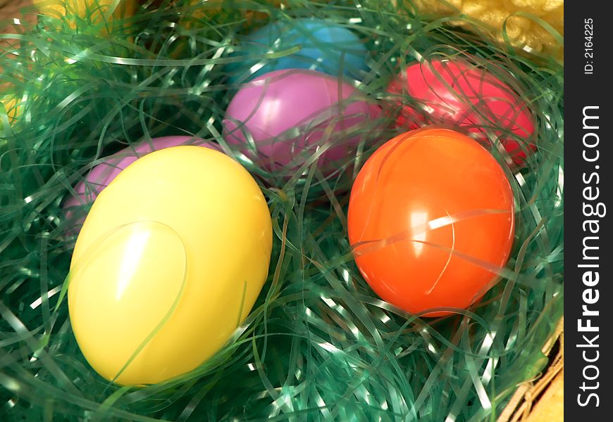 Easter Eggs Close Up