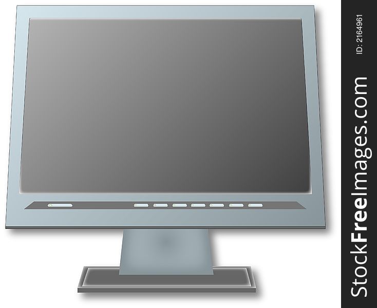 Mesomorphic monitor of hi-tech computer