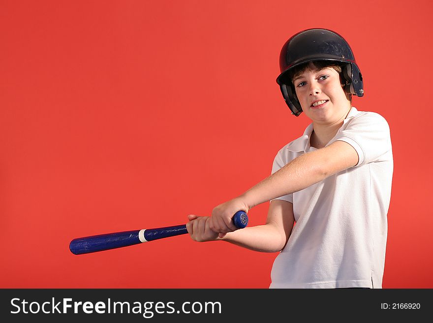 Photo of a baseball boy