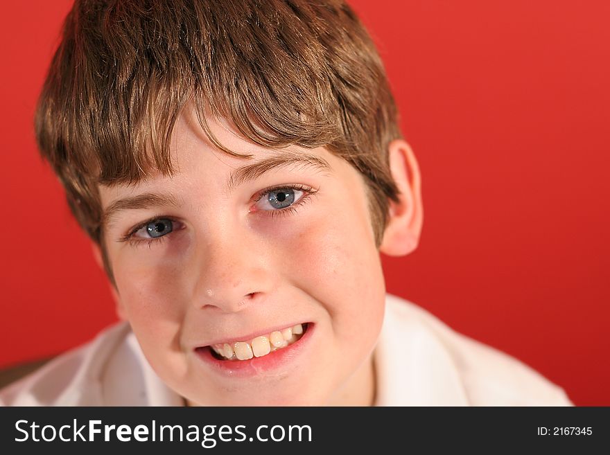 Photo of a headshot upclose