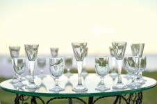Laying Of Glasses Royalty Free Stock Images