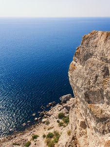 Mountain, Rocks And Sea Royalty Free Stock Photo Mountain, Rocks And Sea Royalty Free Stock Photo