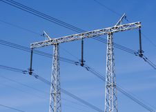 Electricity Pylon Royalty Free Stock Images