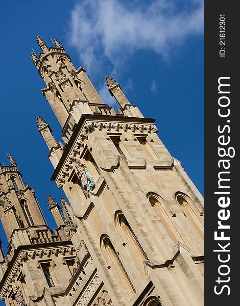 The two towers in All Souls College, Oxford