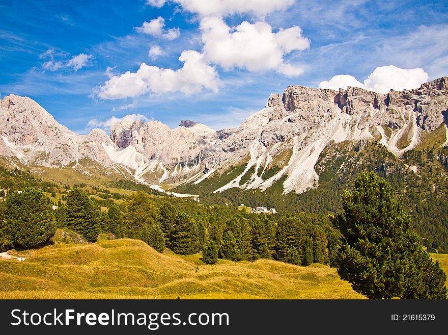 Dolomites mountain