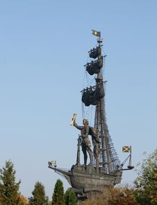 Monument To Peter I In Moscow Royalty Free Stock Photography Monument To Peter I In Moscow Royalty Free Stock Photography