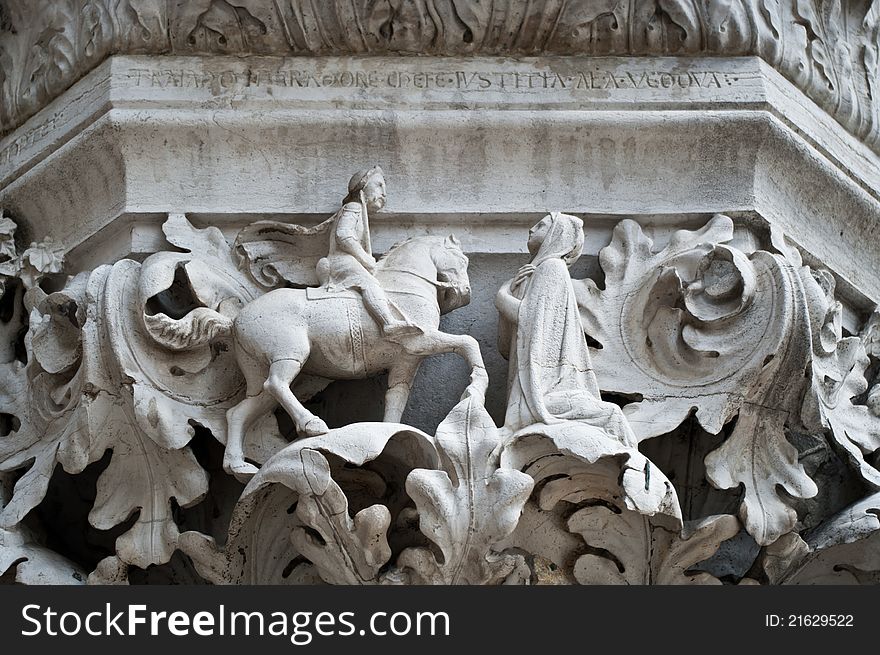 Detail from Doge's Palace - Venice