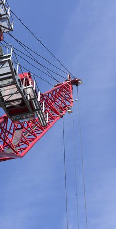 Red Crane Stock Photo Red Crane Stock Photo