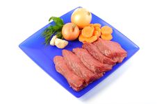 Raw Meat Royalty Free Stock Photography Raw Meat Royalty Free Stock Photography