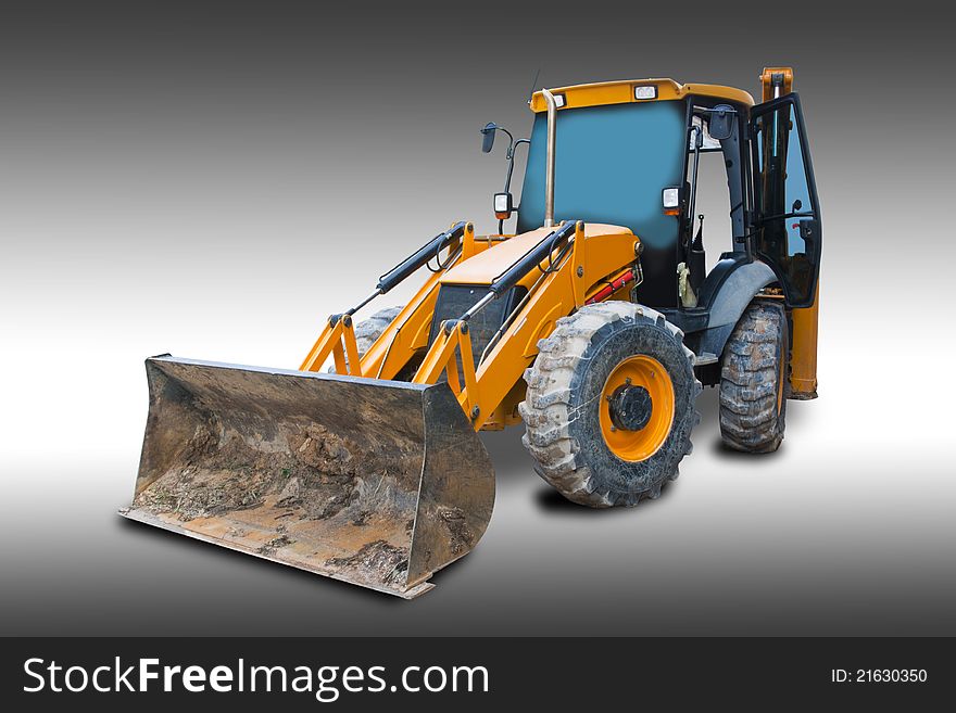 Tractor With Clipping Path