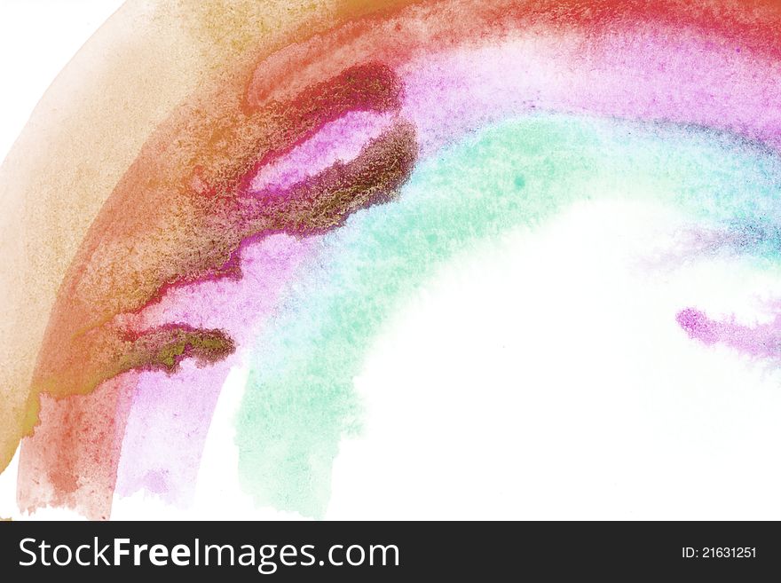 Abstract watercolor multicolor for background. Abstract watercolor multicolor for background