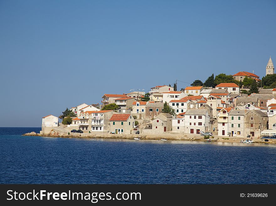 Beautiful Mediterranenan village in Croatia. Beautiful Mediterranenan village in Croatia