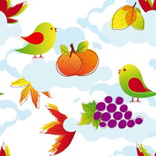 Colorful Autumn Leaves Seamless Pattern Stock Images Colorful Autumn Leaves Seamless Pattern Stock Images