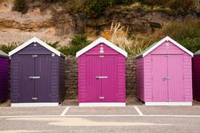Colorful Beach Huts Royalty Free Stock Photos Colorful Beach Huts Royalty Free Stock Photos
