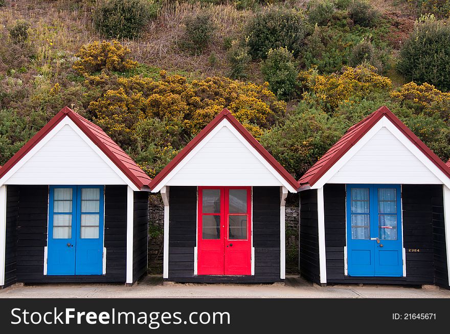 Colorful Beach Huts