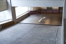 Ramp In Car Parking Lot Royalty Free Stock Photos Ramp In Car Parking Lot Royalty Free Stock Photos