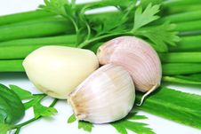 Garlic Cloves Royalty Free Stock Image