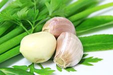 Garlic Cloves Stock Image