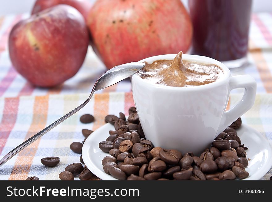 Coffee And Fruit