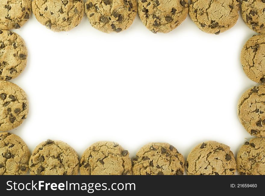 Picture of a cookies as a frame.