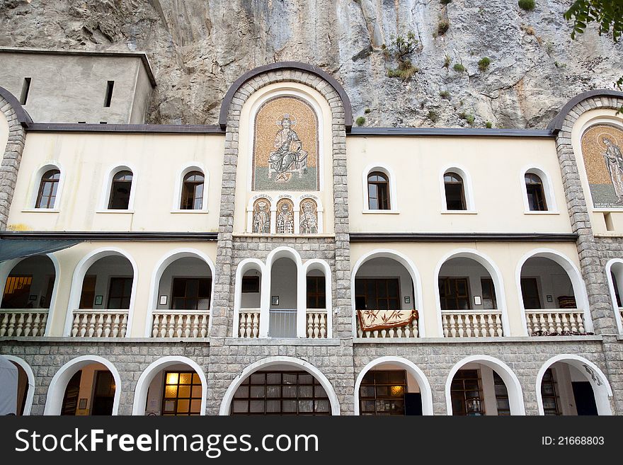 Beauty holly Ostrog Ortodox Monastery in Montenegro. Beauty holly Ostrog Ortodox Monastery in Montenegro.