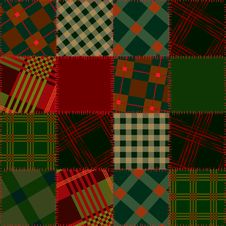 Seamless Patchwork Of Check Sguare Stock Image Seamless Patchwork Of Check Sguare Stock Image