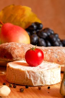 Chesse And Fruits Stock Photos Chesse And Fruits Stock Photos