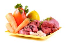Fresh Vegetables And Beef Royalty Free Stock Photo Fresh Vegetables And Beef Royalty Free Stock Photo