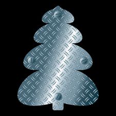Abstract Steel Christmas Tree Royalty Free Stock Image Abstract Steel Christmas Tree Royalty Free Stock Image