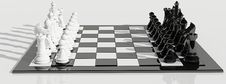 Glossy Chess Board And Pieces Stock Photo Glossy Chess Board And Pieces Stock Photo