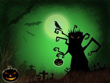 Halloween Dark Scenery Royalty Free Stock Photography Halloween Dark Scenery Royalty Free Stock Photography