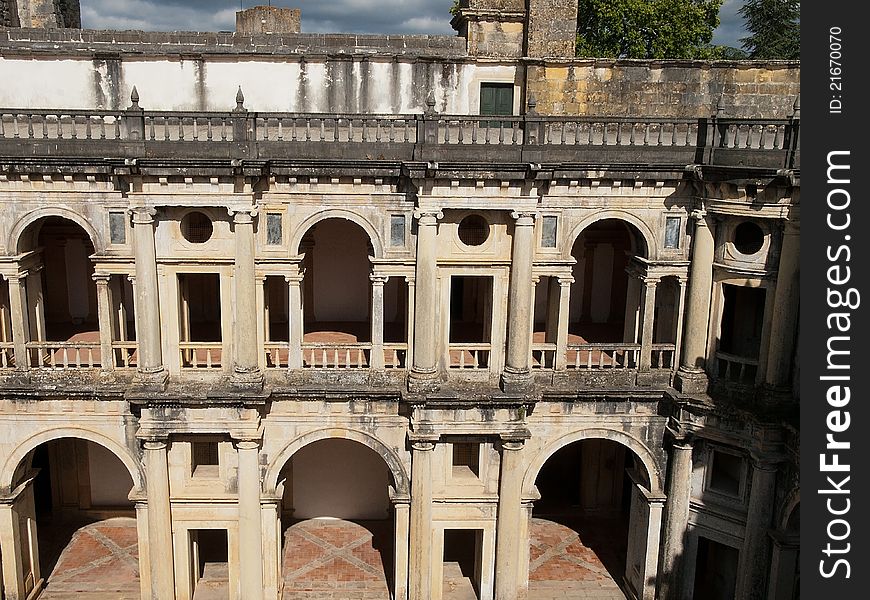 Tomar-Convento de Cristo ,cloisters. Tomar-Convento de Cristo ,cloisters