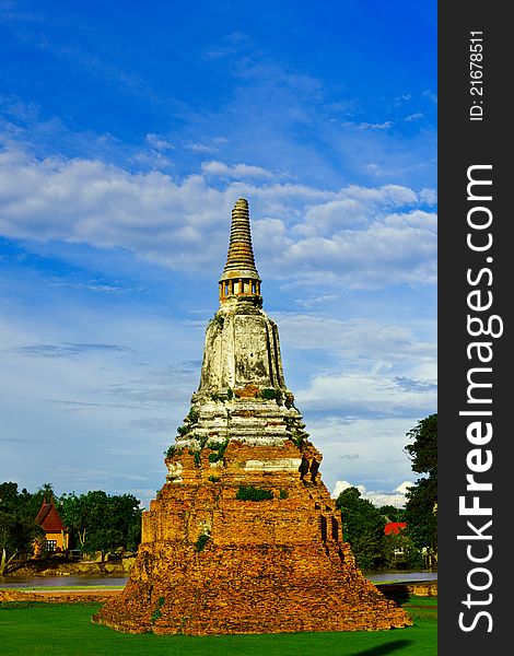 Old Pagoda In Ayothaya