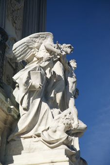 Angel Sculpture Monument In Madrid Royalty Free Stock Image Angel Sculpture Monument In Madrid Royalty Free Stock Image