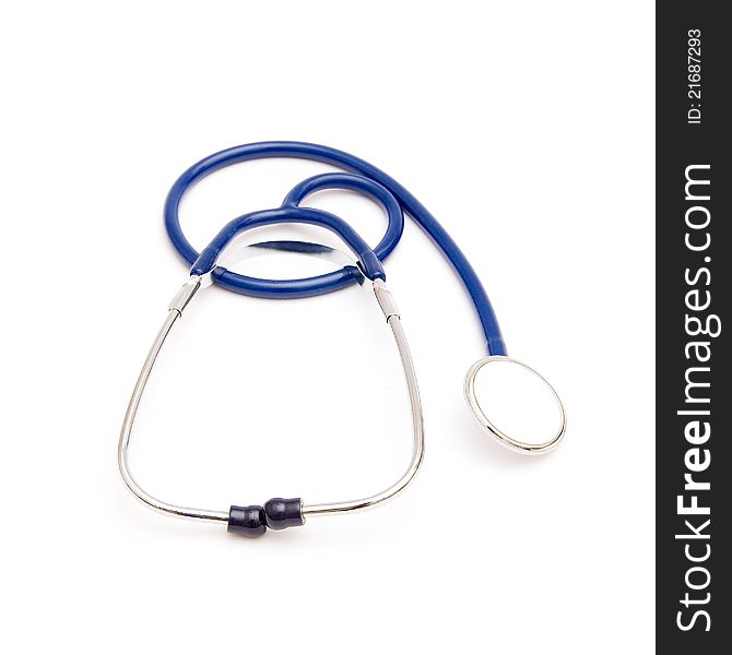 The image of stethoscope on white background