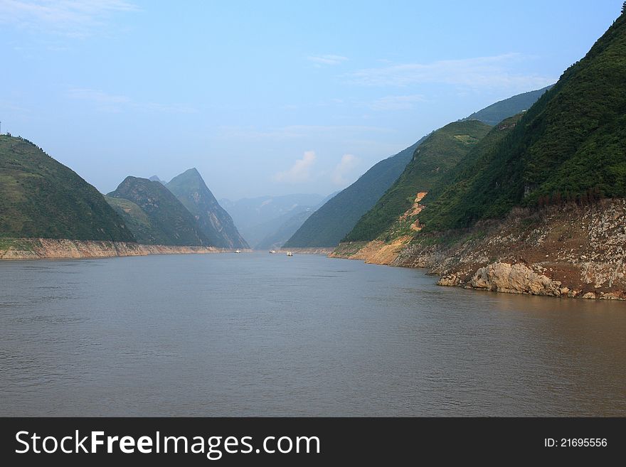 Yangzi river view in China