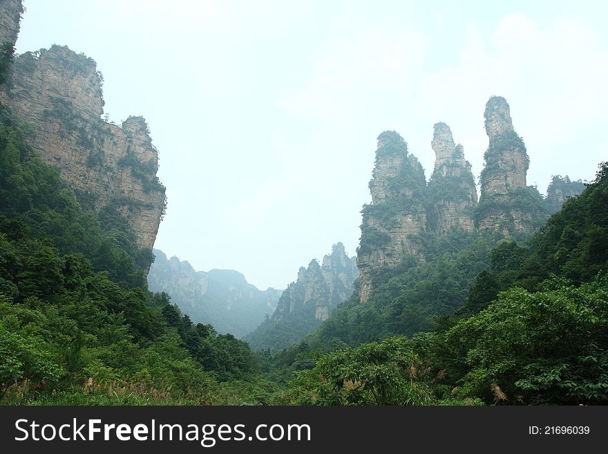 Art mountains is one China symbol. Art mountains is one China symbol