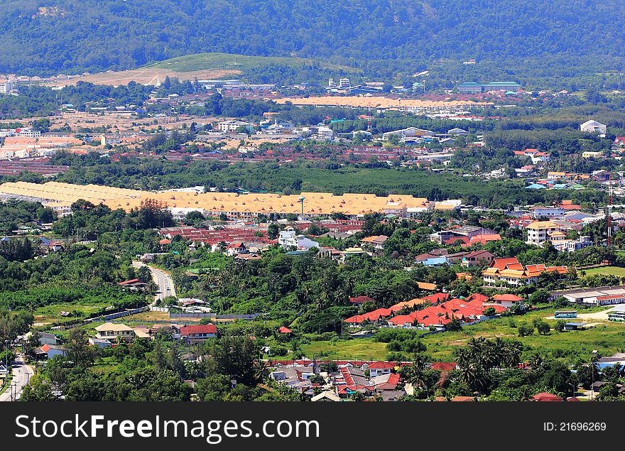 Top view of Raway, phuket South of Thailand. Top view of Raway, phuket South of Thailand