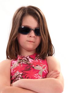 Girl With Attitude Royalty Free Stock Photography