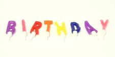 Birthday Candles Royalty Free Stock Photo Birthday Candles Royalty Free Stock Photo