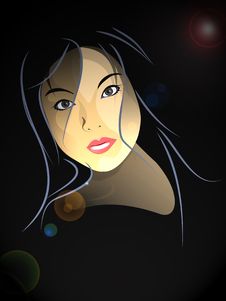 Free The Charming Brunette. Royalty Free Stock Image - 2176436