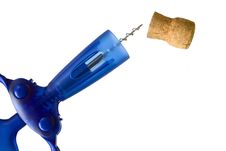 Corkscrew And Cork Stock Photography Corkscrew And Cork Stock Photography