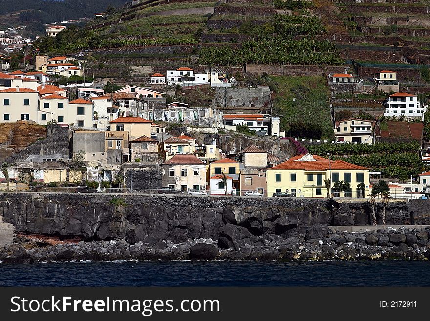 Fisherman village on south coast of Madeira. Fisherman village on south coast of Madeira