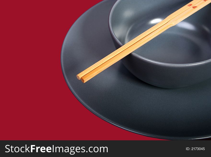 Bowl With Chopsticks